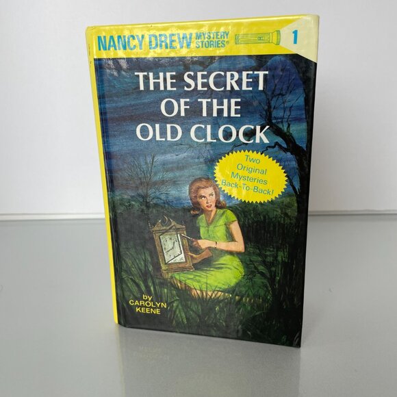 Nancy Drew Mystery Stories Vintage Hardcover Double Book by Carolyn Keene - Picture 1 of 8